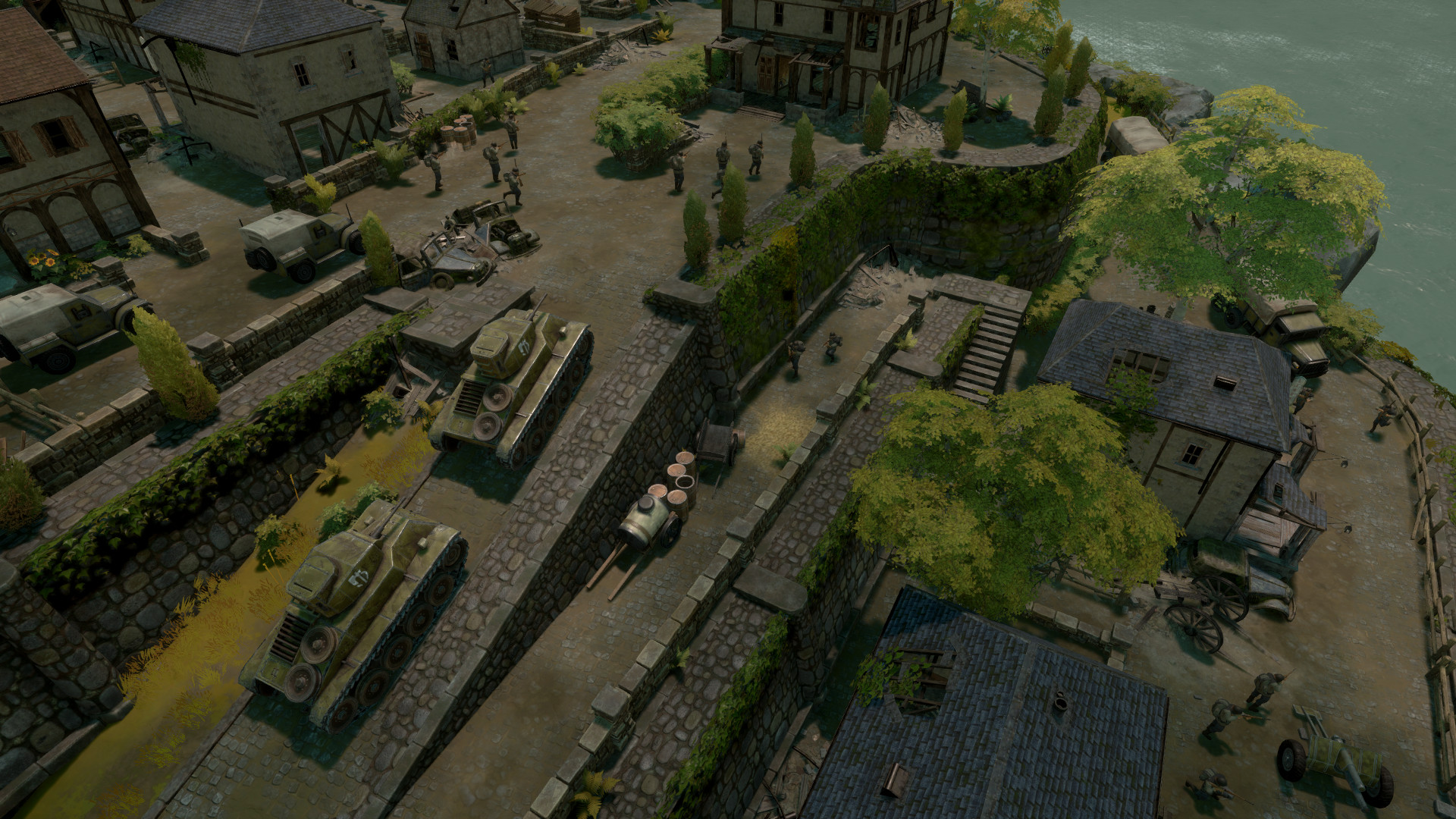 Soldati che collaborano in Foxhole